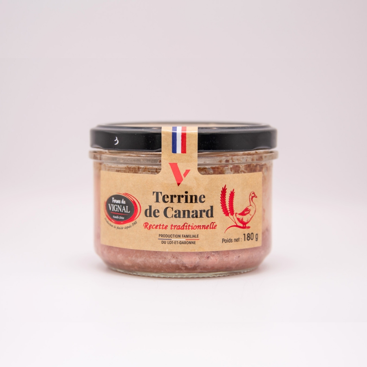 Terrine de Canard "Recette traditionnelle" 180g