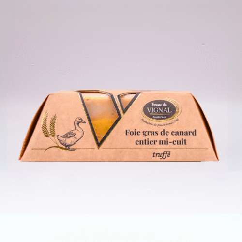 Foie gras de Canard mi-cuit Truffé – 200g