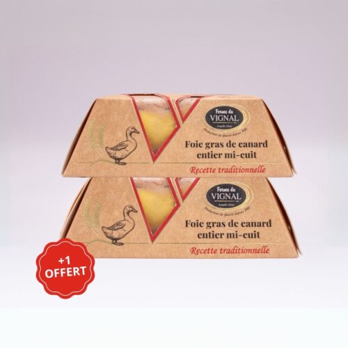 Lot de 3 Foie gras de Canard mi-cuit – 200g